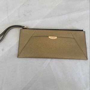 Henri Bendel West 57th Travel Pouch Wristlet - Gold